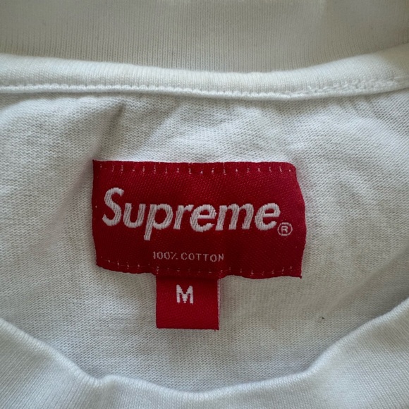 Supreme X Quiet Storm crew Short Sleeve Tee Medium  White - Picture 5 of 7